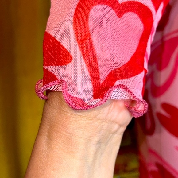 New Sexy mesh Long Sleeve Top - Picture 3 of 11